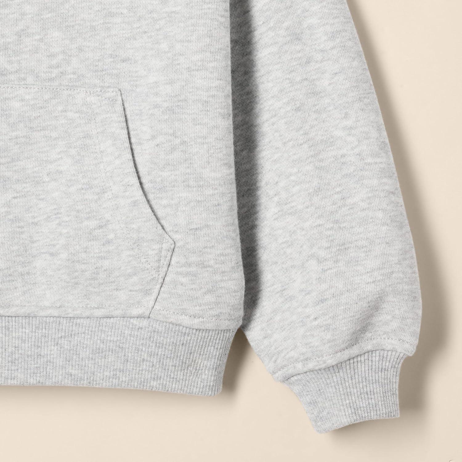 imageAmazon Essentials unisexchild Oversized HoodieLight Grey Heather