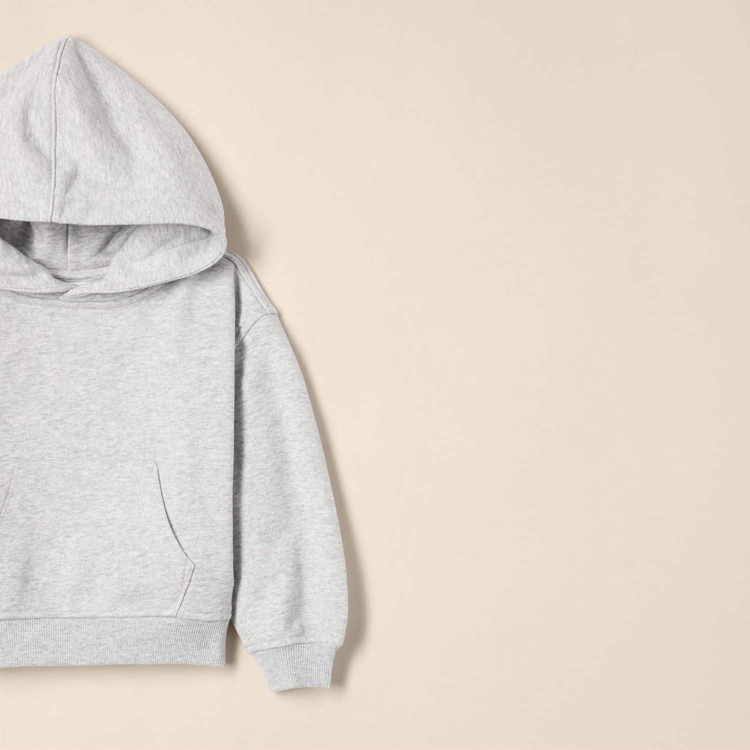 imageAmazon Essentials unisexchild Oversized HoodieLight Grey Heather