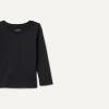 imageAmazon Essentials Girls and Toddlers LongSleeve TShirtsBlack