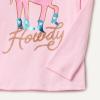 imageAmazon Essentials Girls and Toddlers LongSleeve TShirtsPastel Pink Howdy