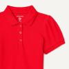 imageAmazon Essentials Girls and Toddlers Uniform Pique Polo ShirtBright Poppy Red