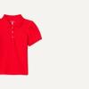 imageAmazon Essentials Girls and Toddlers Uniform Pique Polo ShirtBright Poppy Red
