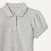 imageAmazon Essentials Girls and Toddlers Uniform Pique Polo ShirtLight Grey Heather