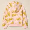 imageAmazon Essentials unisexchild Oversized HoodiePeach Yellow Leopard