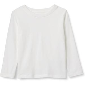 imageAmazon Essentials Girls and Toddlers LongSleeve TShirtsWhite