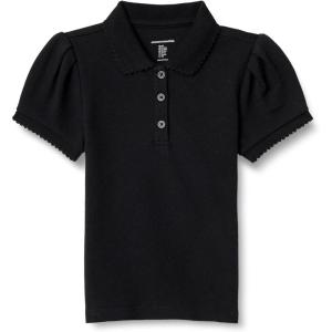 imageAmazon Essentials Girls and Toddlers Uniform Pique Polo ShirtBlack