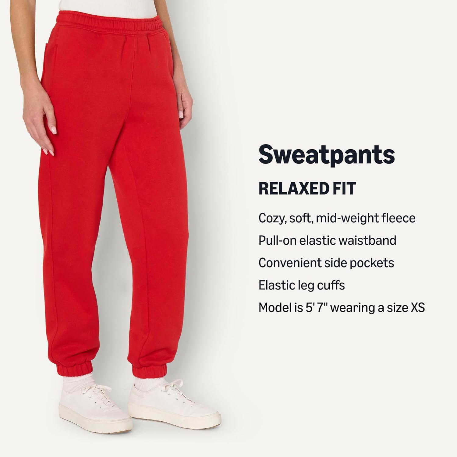 imageAmazon Essentials x Sofia Grainge Womens HighRise RelaxedFit JoggerRed