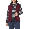 imageAmazon Essentials Womens ClassicFit Sleeveless Polar Soft Fleece Vest Available in Plus SizeBurgundyNavy