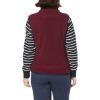 imageAmazon Essentials Womens ClassicFit Sleeveless Polar Soft Fleece Vest Available in Plus SizeBurgundyNavy