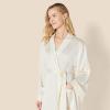 imageAmazon Essentials Womens RelaxedFit Satin Sleep RobeIvory