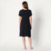 imageAmazon Essentials Womens Soft Modal Nursing Maternity Sleepwear NightgownBlack