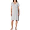 imageAmazon Essentials Womens Soft Modal Nursing Maternity Sleepwear NightgownMedium Grey Heather