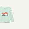 imageAmazon Essentials Boys LongSleeve TShirtsPale Mint Green Truck