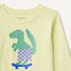 imageAmazon Essentials Boys LongSleeve TShirtsPastel Green Pixel Dino
