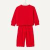 imageAmazon Essentials x Sofia Grainge Toddlers and Baby Girls French Terry Pant and Top SetRed