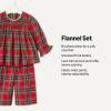 imageAmazon Essentials x Sofia Grainge Toddlers and Baby Girls Long Sleeve Flannel SetCherry Red Festive Plaid