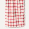 imageAmazon Essentials x Sofia Grainge Toddlers and Baby Girls Long Sleeve Flannel SetIvory Raspberry Red Windowpane