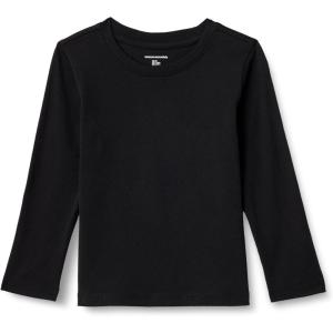 imageAmazon Essentials Boys LongSleeve TShirtsBlack