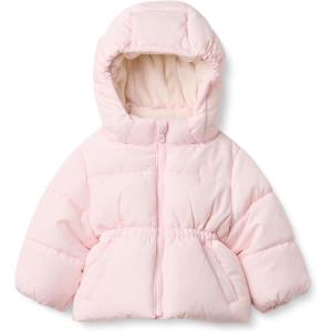 imageAmazon Essentials x Sofia Grainge Girls Water Resistant Hooded Puffer JacketPale Pink