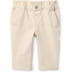 imageAmazon Essentials x Sofia Grainge Toddler Girls Straight Leg Jean with RuffleIvory