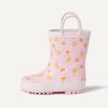 imageAmazon Essentials x Sofia Grainge Unisex Toddlers Waterproof Rubber Rain BootsLight Pink Giraffes