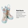imageAmazon Essentials x Sofia Grainge Unisex Toddlers Waterproof Rubber Rain BootsLight Tan Frogs