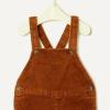 imageAmazon Essentials x Sofia Grainge Unisex Toddlers and Babies Corduroy Bib OverallCaramel
