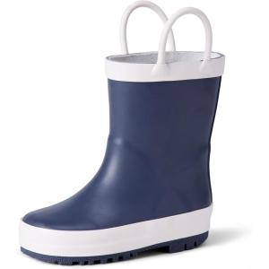 imageAmazon Essentials x Sofia Grainge Unisex Toddlers Waterproof Rubber Rain BootsNavy