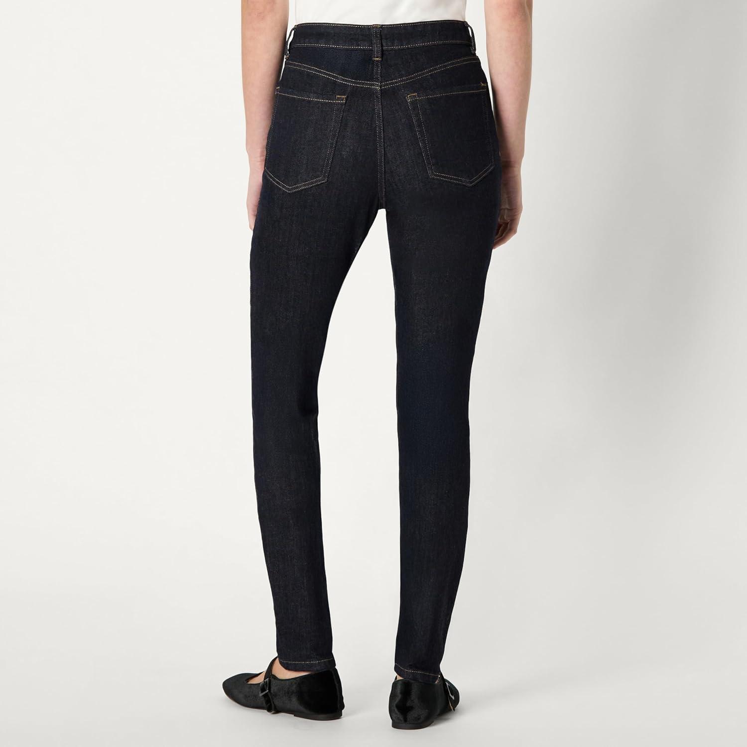 imageAmazon Essentials Womens High Stretch HighRise Skinny JeansRinse