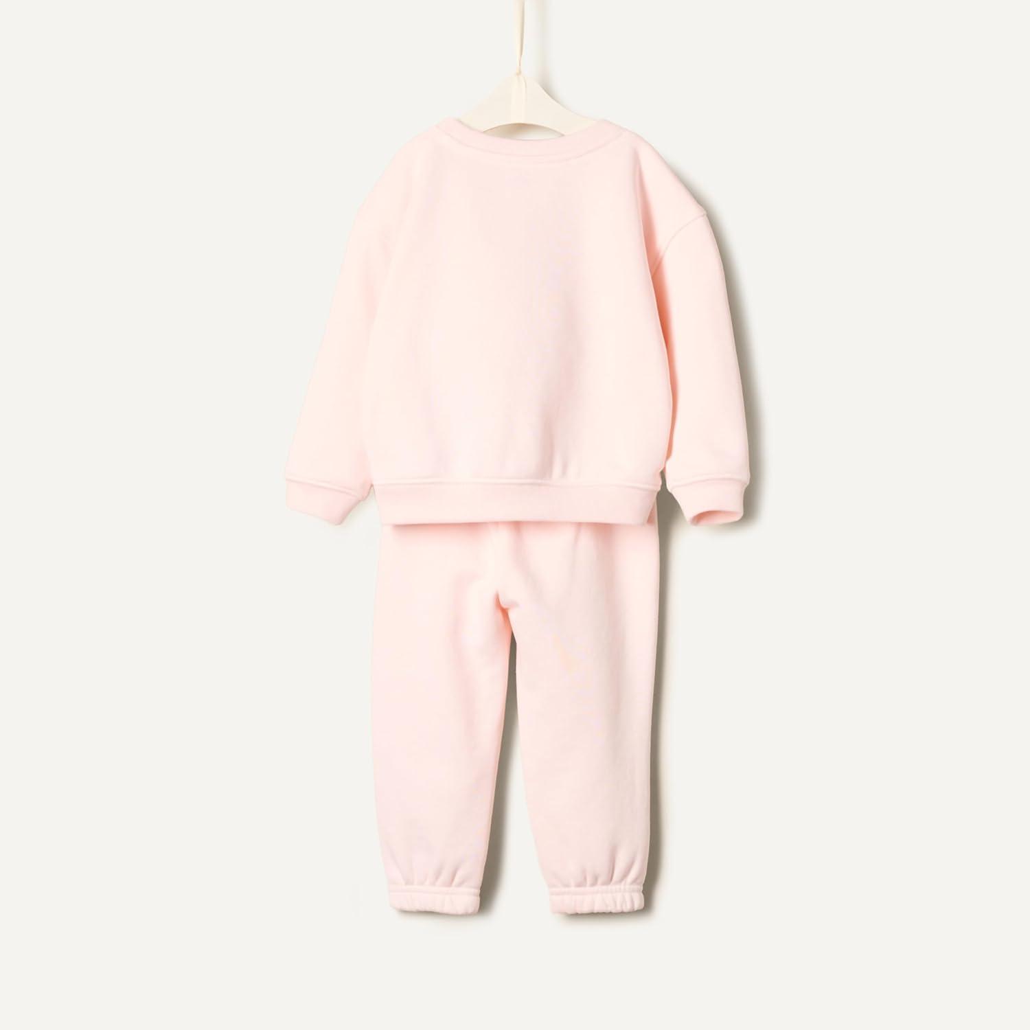 imageAmazon Essentials x Sofia Grainge Unisex Toddlers and Babies Sweatshirt ampamp Sweatpant SetPale Pink