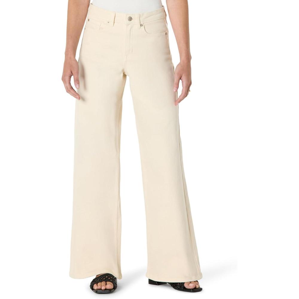 imageAmazon Essentials Womens Low Stretch HighRise Wide Leg JeanEcru