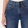 imageAmazon Essentials Womens Low Stretch HighRise Barrel Leg JeansStone Dark Wash