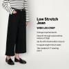imageAmazon Essentials Womens Low Stretch HighRise Wide Leg JeanBlack