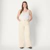 imageAmazon Essentials Womens Low Stretch HighRise Wide Leg JeanEcru