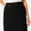 imageAmazon Essentials Womens Low Stretch RegularFit HighRise Long Jean SkirtBlack