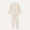 imageAmazon Essentials x Sofia Grainge Unisex Babies Toddlers and Kids SnugFit Cotton Pajamas Pack of 2Pale YellowSquirrel Picnic