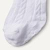 imageAmazon Essentials x Sofia Grainge Unisex Toddlers and Babies Cable Knit KneeHigh Socks 6 PairsWhite
