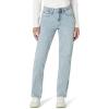 imageAmazon Essentials Womens HighRise Straight Leg JeanIced Light Wash