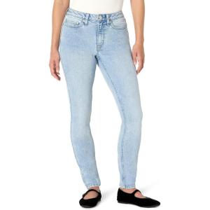 imageAmazon Essentials Womens High Stretch MidRise Skinny JeansIced Blue Light Wash
