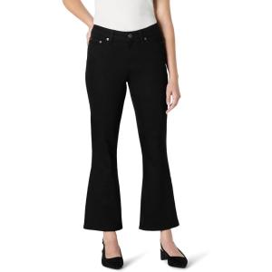imageAmazon Essentials Womens Medium Stretch MidRise Kick Crop JeanBlack