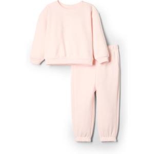 imageAmazon Essentials x Sofia Grainge Unisex Toddlers and Babies Sweatshirt ampamp Sweatpant SetPale Pink
