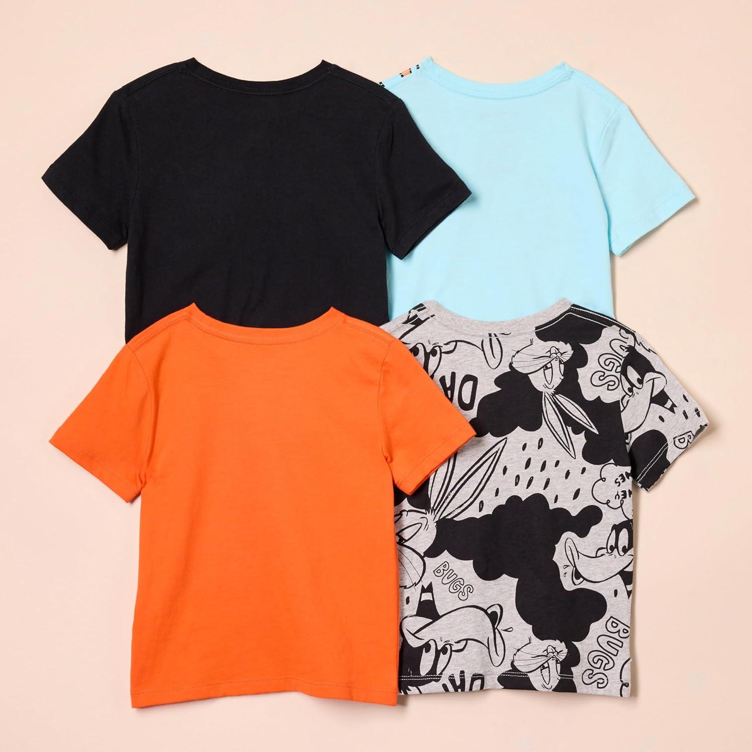 imageAmazon Essentials Boys ShortSleeve TShirtsLooney Tunes Bugs