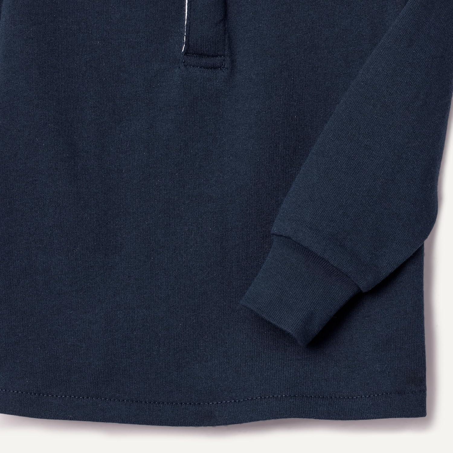 imageAmazon Essentials Boys and Toddlers Rugby Polo ShirtNavy