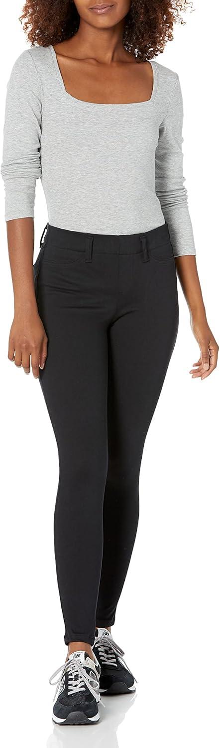 imageAmazon Essentials womens PullOn Stretchy Knit Jegging Available in Plus SizeBlack