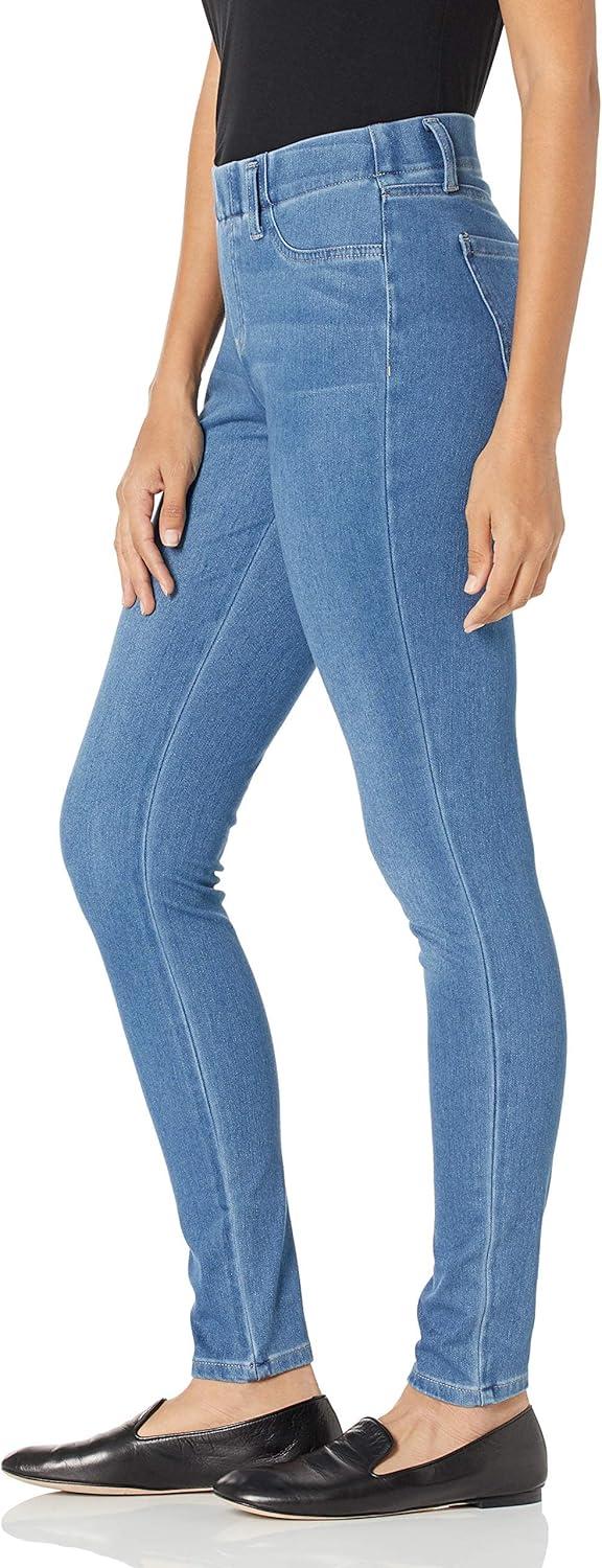 imageAmazon Essentials womens PullOn Stretchy Knit Jegging Available in Plus SizeLight Wash