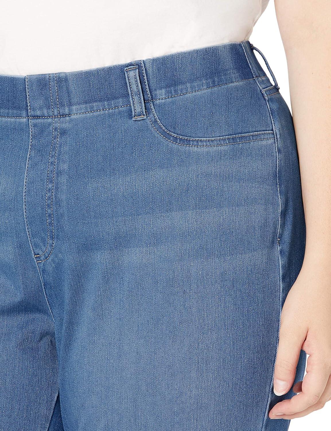 imageAmazon Essentials womens PullOn Stretchy Knit Jegging Available in Plus SizeLight Wash