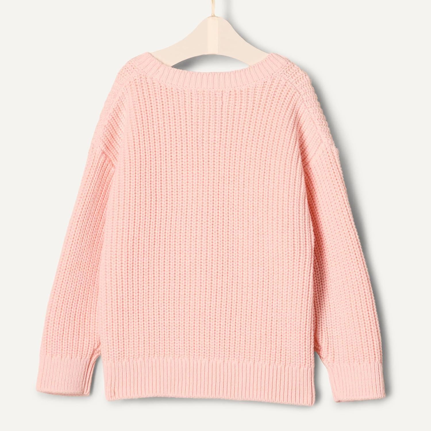 imageAmazon Essentials x Sofia Grainge Unisex Toddlers and Babies Pullover SweaterLight Pink