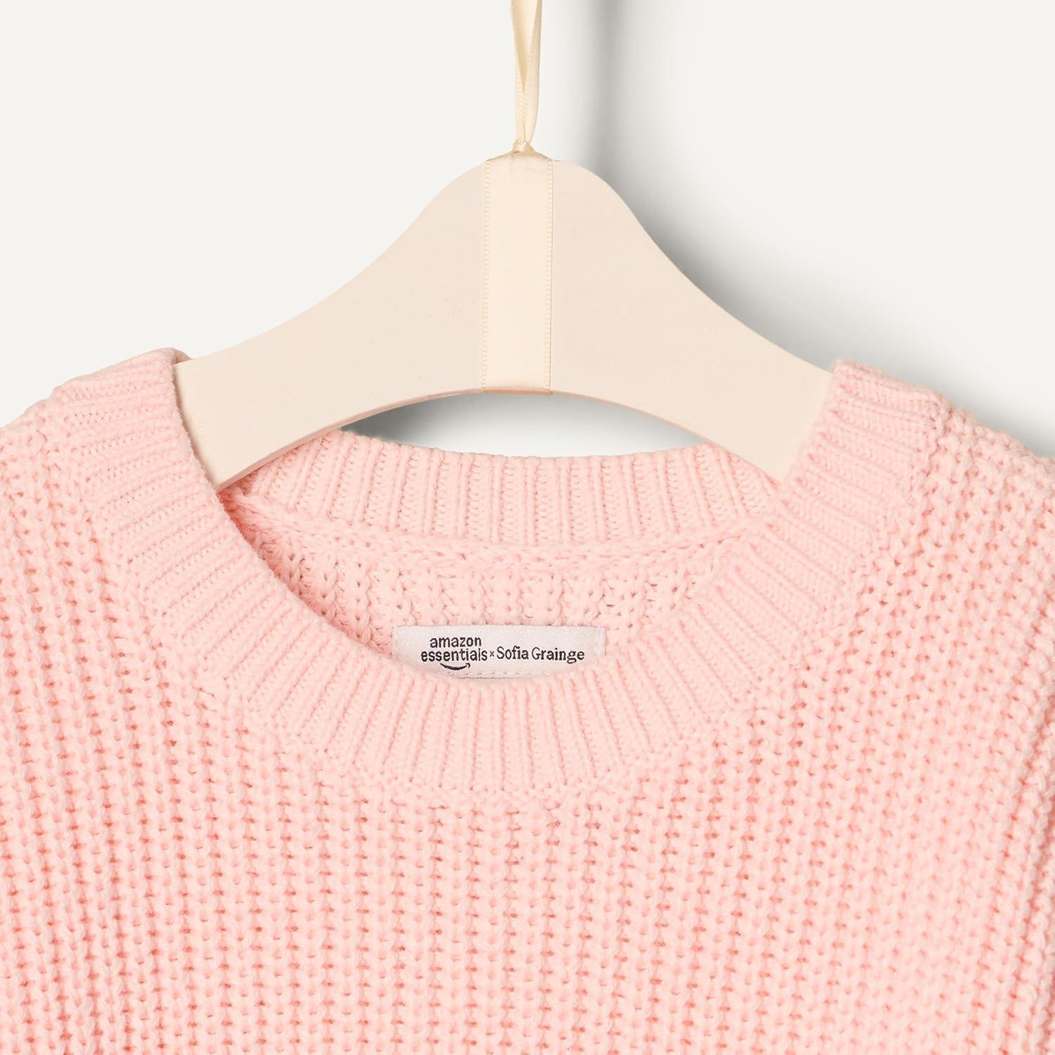 imageAmazon Essentials x Sofia Grainge Unisex Toddlers and Babies Pullover SweaterLight Pink