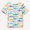 imageAmazon Essentials Boys ShortSleeve TShirtsIvory Sharks