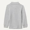 imageAmazon Essentials Boys and Toddlers LongSleeve Pique Polo Shirts MultipacksLight Grey Heather